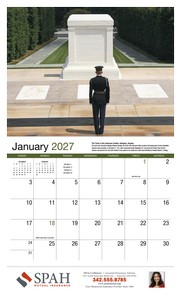 HotLine Products American History Appointment Calendar - Stapled open image