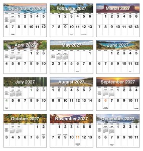 HotLine Products Big Numbers Appointment Calendar - Stapled month image