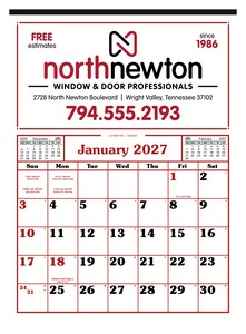 Skinner & Kennedy Commercial 12-Sheet Calendar image