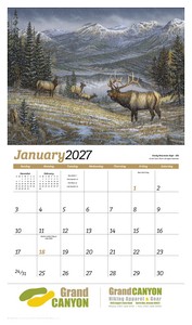 HotLine Products Wildlife Collection Appointment Calendar - Stapled open image