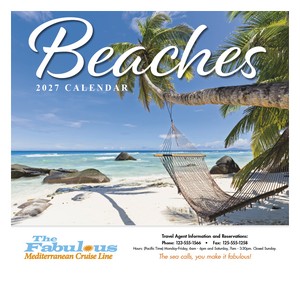 HotLine Products Beaches Appointment Calendar - Stapled cover image