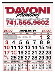 Skinner & Kennedy Commercial 12-Sheet Calendar image