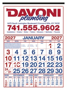 Skinner & Kennedy Commercial 12-Sheet Calendar image