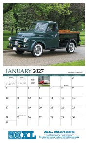 HotLine Products Classic Trucks Appointment Calendar - Stapled open image