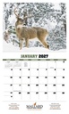HotLine Products Trophy Whitetail Deer Appointment Calendar - Stapled open image