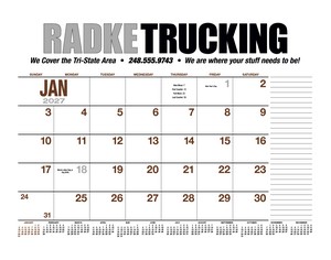 HotLine Products 13-Month Desk Pad Calendar image