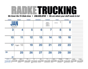 HotLine Products 13-Month Desk Pad Calendar image