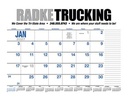 HotLine Products 13-Month Desk Pad Calendar image