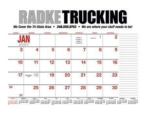 HotLine Products 13-Month Desk Pad Calendar image
