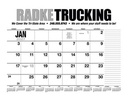 HotLine Products 13-Month Desk Pad Calendar image