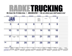 HotLine Products 13-Month Desk Pad Calendar image