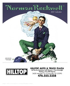 the Saturday Evening Post Norman Rockwell Mini Calendar cover image