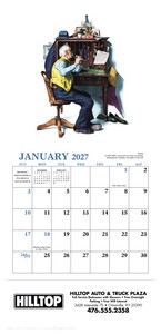 the Saturday Evening Post Norman Rockwell Mini Calendar open image