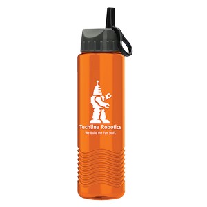 TRB24A_translucentorange_bottle_blackwithgrayspout_lid_1c.png