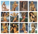 Triumph Calendars Press-N-Stick Full-Color Header Sunshine Girls Calendar month image
