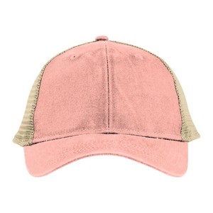 VHDW020 Ponytail Opening Ballcap Coral