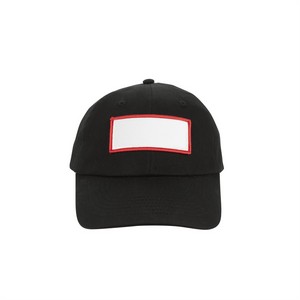 VHDW26281 black rectangle red patch
