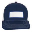 VHDW26281 navy white front rectangle royal patch