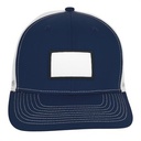 VHDW26281 navy white front small rectangle black patch