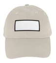 VHDW26289 bone front rectangle black patch
