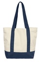 Ivory / Midnight blue