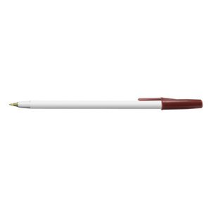 Burgundy Red/White
