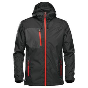BLACK/BRIGHT RED