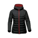 BLACK/BRIGHT RED