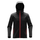 BLACK/BRIGHT RED