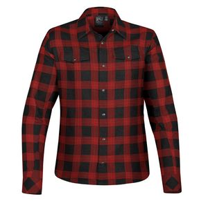 BLACK/RED PLAID