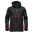 BLACK/BRIGHT RED
