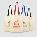 Sumatra - 10 oz. Cotton Canvas Tote Bag - Heat Transfer