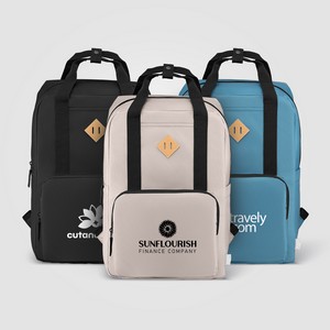 [UMA] Majesty 300D rPET 15" Laptop Adjustable Strap Backpack - 16L