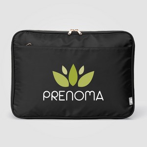 [UPE-T] Auric Recycled 75D Polyester Gold Zipper Laptop Case - Heat Transfer
