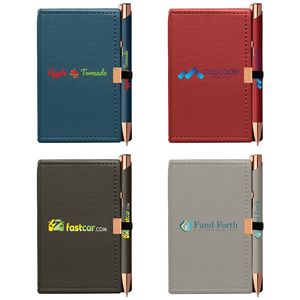 [NUE-C] Note Caddy & Crosby Rose Gold Pen Gift Set - ColorJet