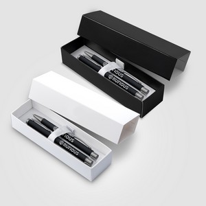 Bowie Softy & Bowie Rollerball - Laser Engraved Metal Pen in Gift Box