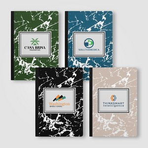 [NCG-C] Slate FSC Paper Marble Hardcover Composition Notebook – A5 -ColorJet