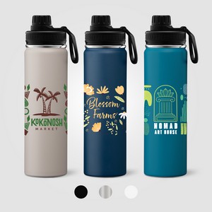 [WDA-C] Alaska - 24 oz. Stainless Steel Double Wall Water Bottle - ColorJet