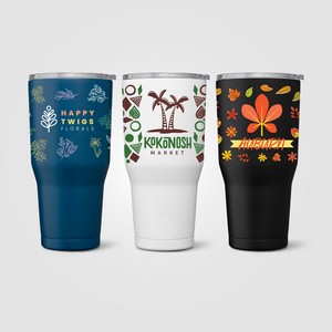 [WJV-C] Grosche Yukon Stainless Steel Slider Lid Tumbler - 30oz -ColorJet