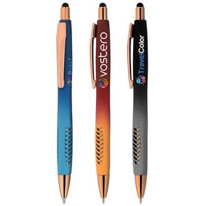 [AJF-C] Avalon Ombre Softy Rose Gold Pen w/ Stylus- ColorJet