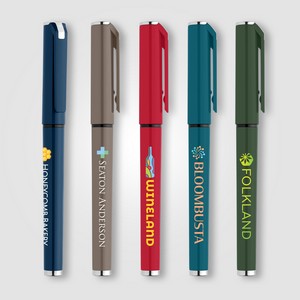 [AMK-C] Islander Recycled Plastic Monochrome Gel Grip Pen - ColorJet