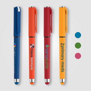 [AML-C] Islander Recycled Plastic Brights Gel Grip Pen - ColorJet