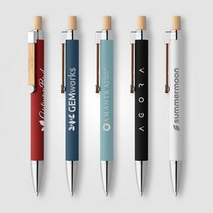 Phoenix Recycled Aluminum Softy Pen - Laser