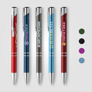 [JGI-C] Tres-Chic Recycled Aluminum Metallic Chrome Trim Pen - ColorJet