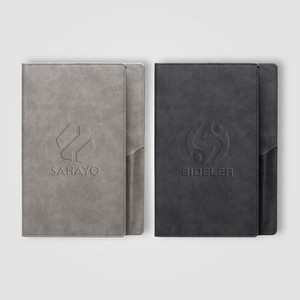 Momento Recycled Plastic Suede Texture Journal - A5 - Deboss
