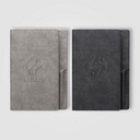 Momento Recycled Plastic Suede Texture Journal - A5 - Deboss
