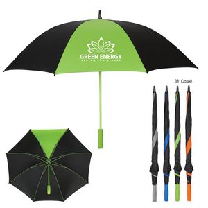 [4125] 60" Arc Splash Of Color Golf Umbrella
