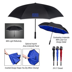 [4138] 48" Arc Reflective Edge Inversion Umbrella