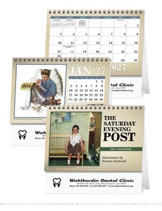 [4276] Triumph® Calendars The Saturday Evening Post Large Desk Calendar