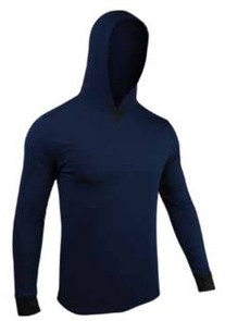 [2U09HT] 2UNDR LUXE Long Sleeve Hooded Tee